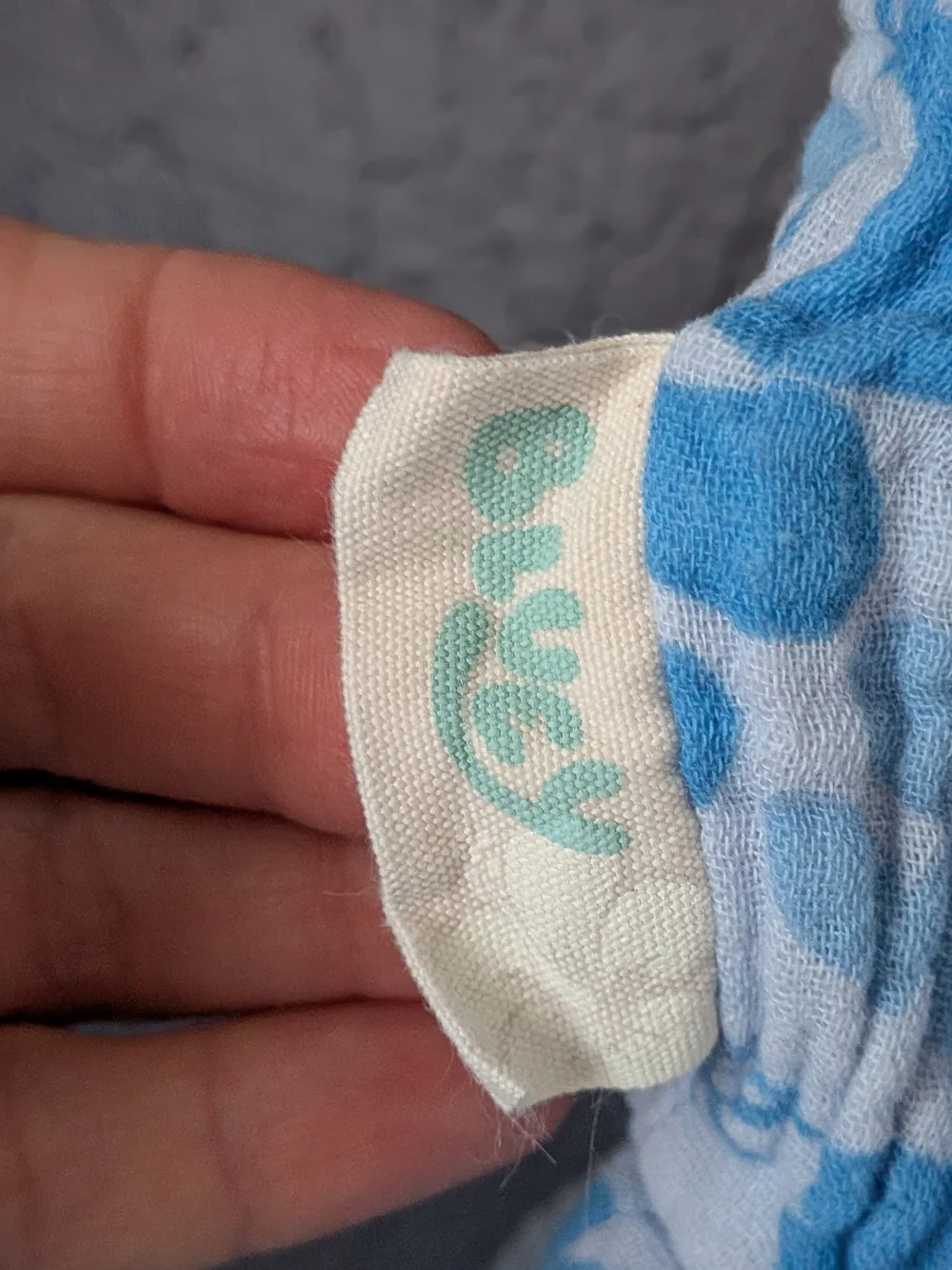 Bluey kids size